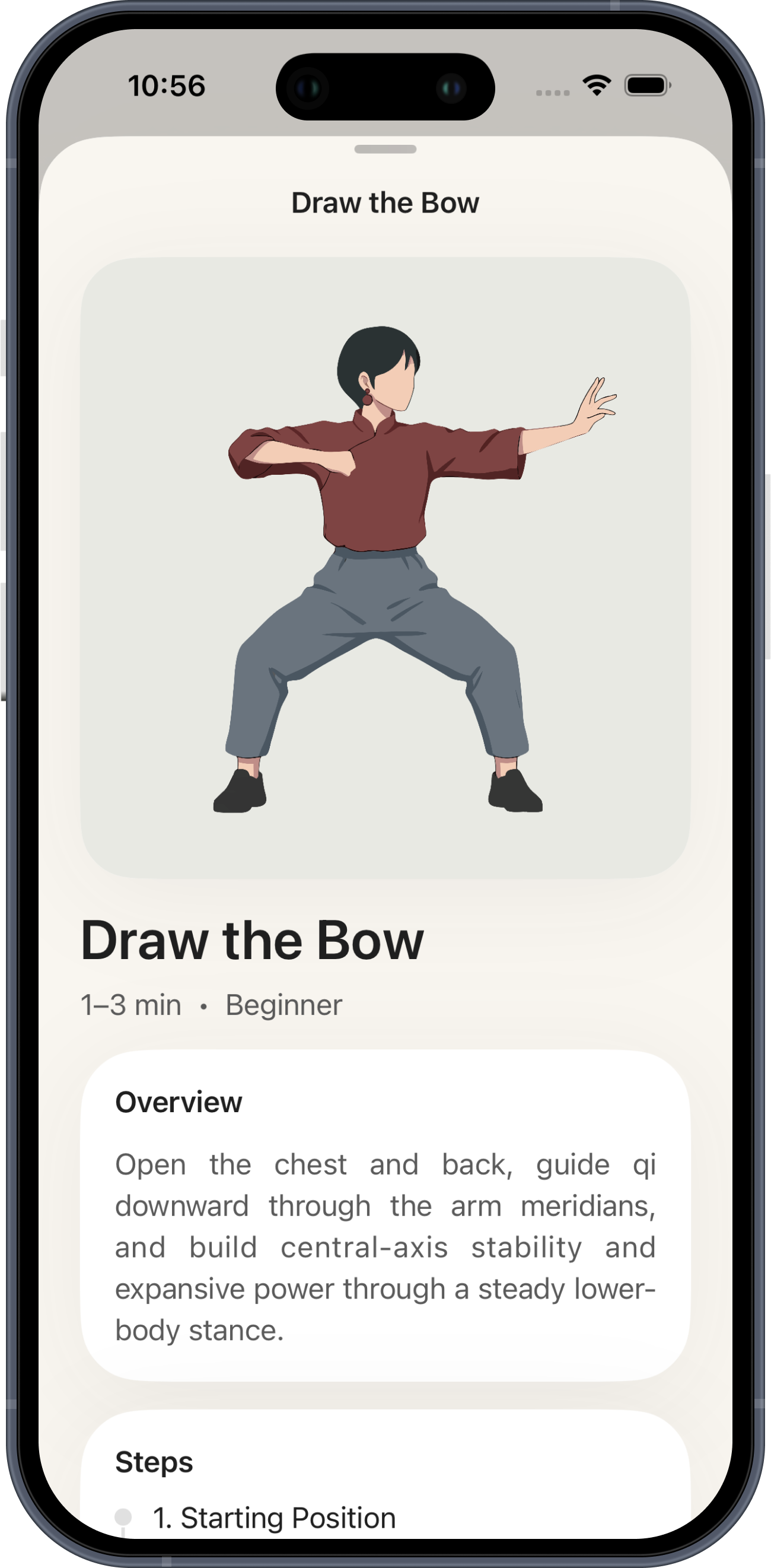 Tiggon guided practice detail screen